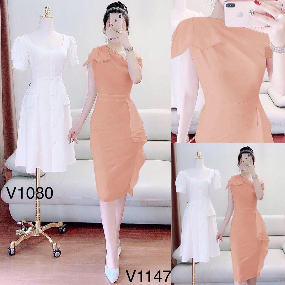 Đầm lệch vai bèo umi-QH