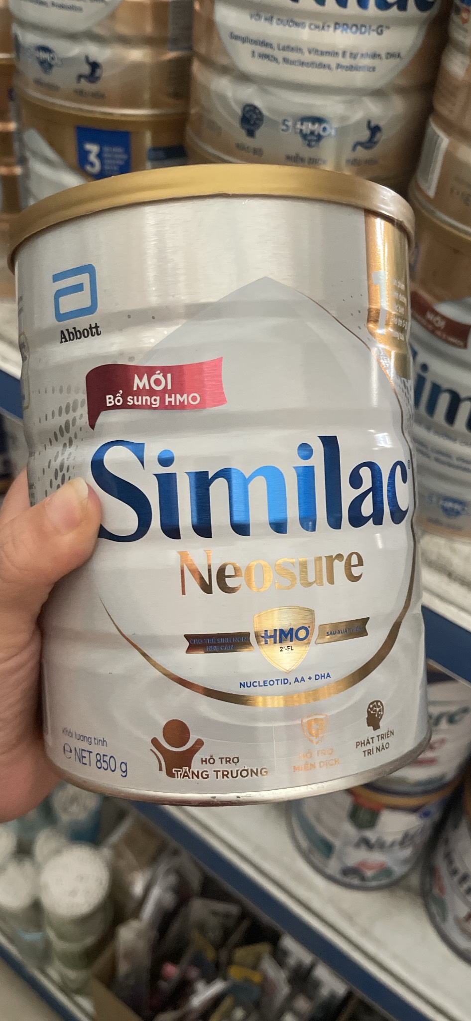 Mẫu mới- sữa similac neosure số 1 loại 400g,850g