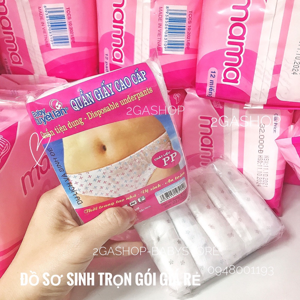 Quần lót giấy 1 túi 5 cái