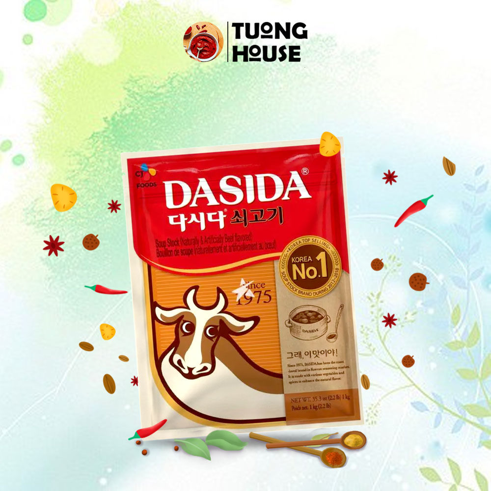 Hạt Nêm Bò Hàn Quốc Dasida CJ 1kg