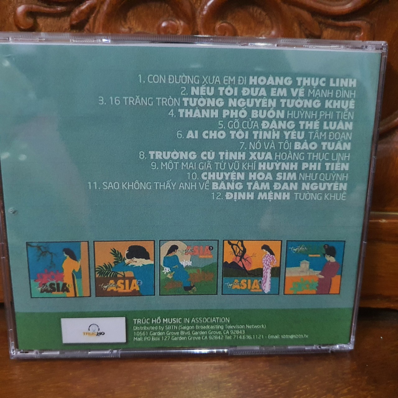 [MDCD] Bộ 5 Đĩa CD tuyệt phẩm Asia
