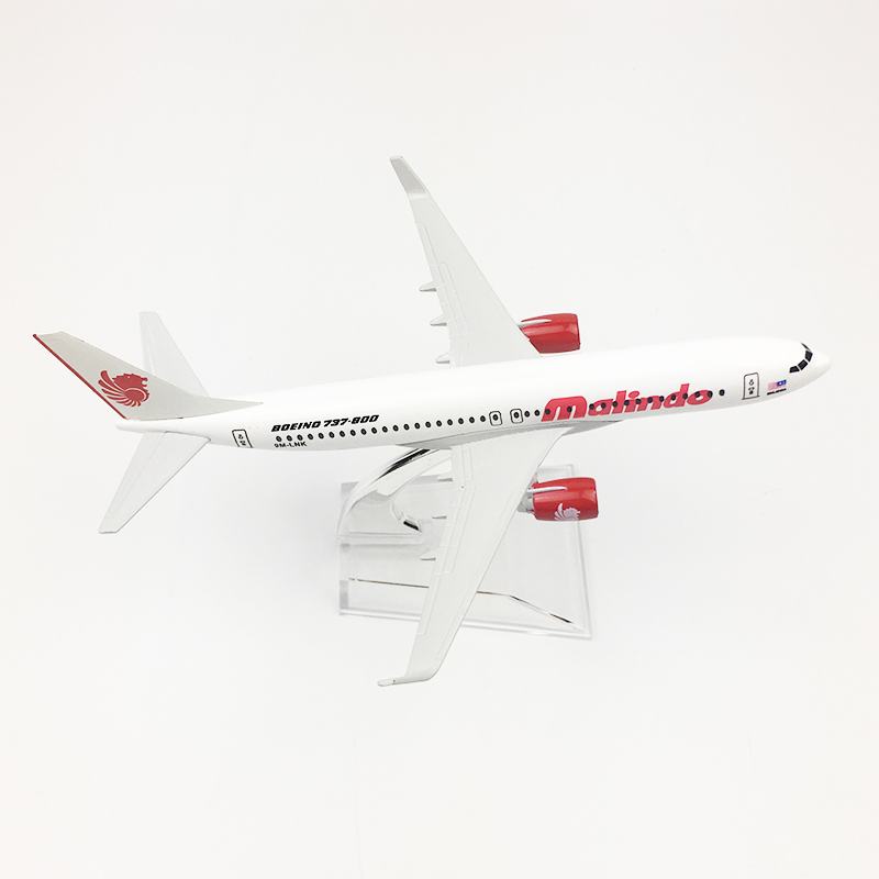 Mô hình máy bay Malindo 16cm + đế trưng bày