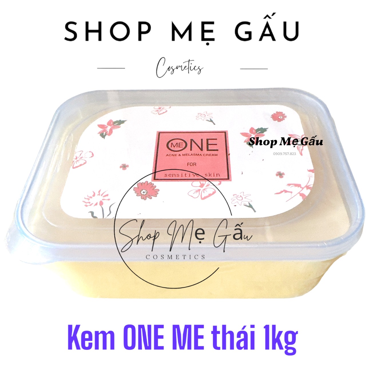 KEm cốt thái 1kg hàng chuẩn(p.c, xù, one, pop, emon,ac thái)