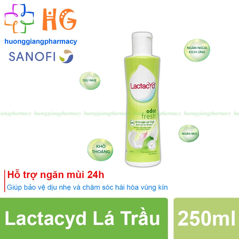 Dung dịch vệ sinh phụ nữ Lactacyd lá trầu