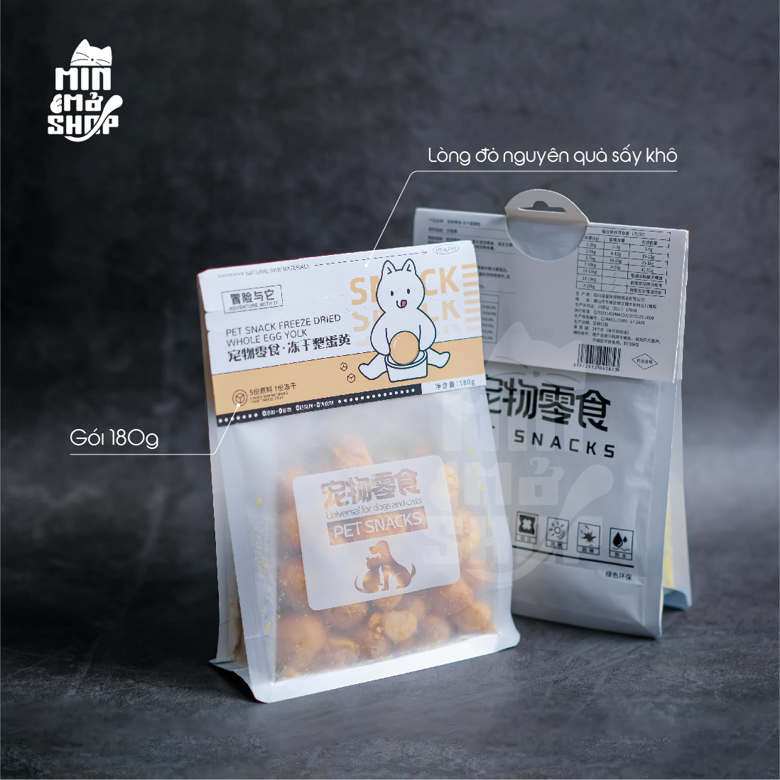 THỊT CÁ SẤY KHÔ CHO MÈO DẠNG TÚI ( SNACK CHO MÈO LOẠI 1 )