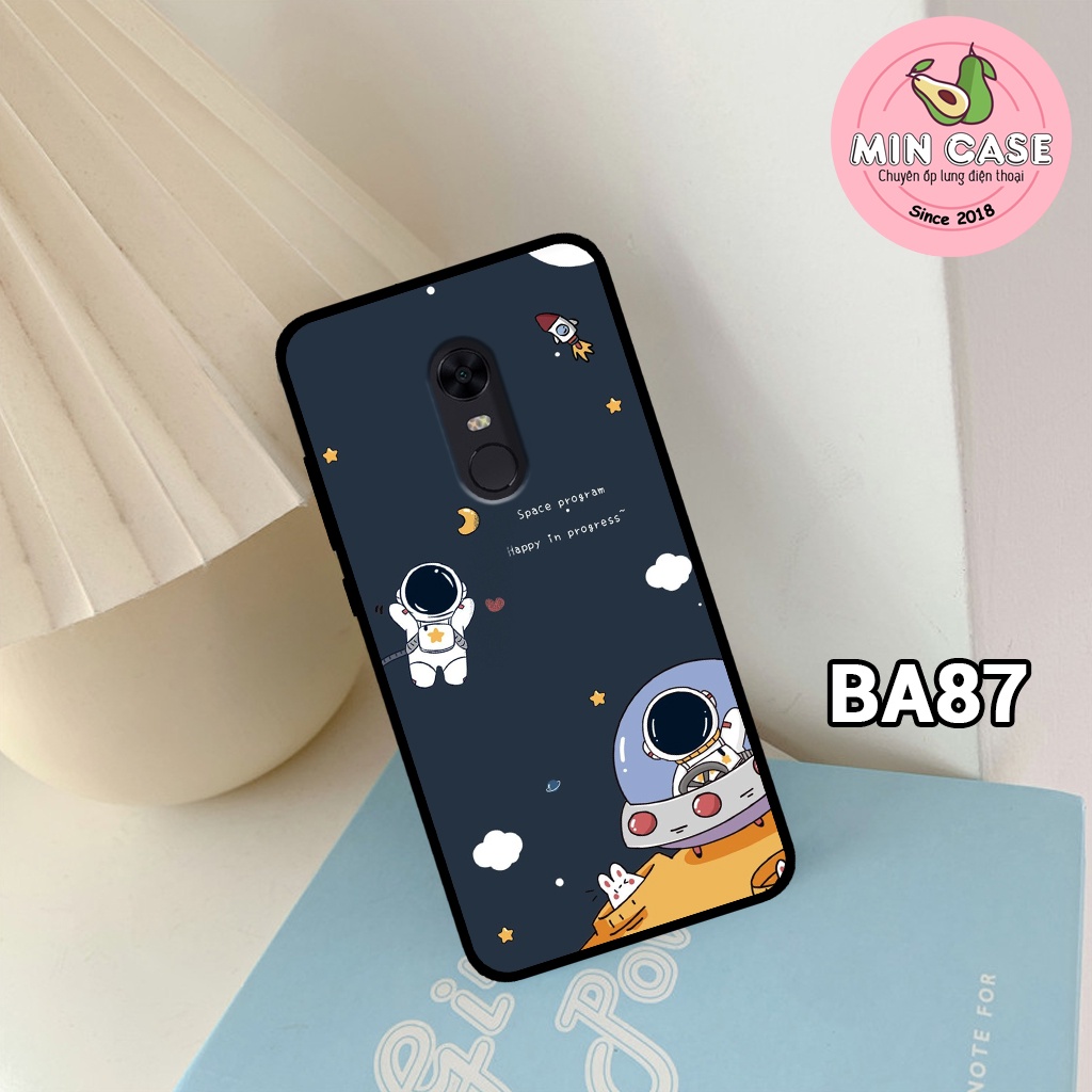 Ốp lưng xiaomi redmi note 4/redmi note 4x/redmi 5/redmi 5 plus - ốp lưng xiaomi in hình phi hành gia astronaut dễ thương