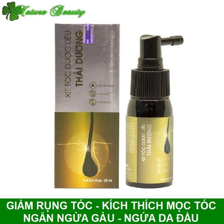Xịt tóc dược liệu Thái Dương, giảm rụng tóc, kích thích mọc tóc, ngăn ngừa gàu, ngứa da đầu giá rẻ