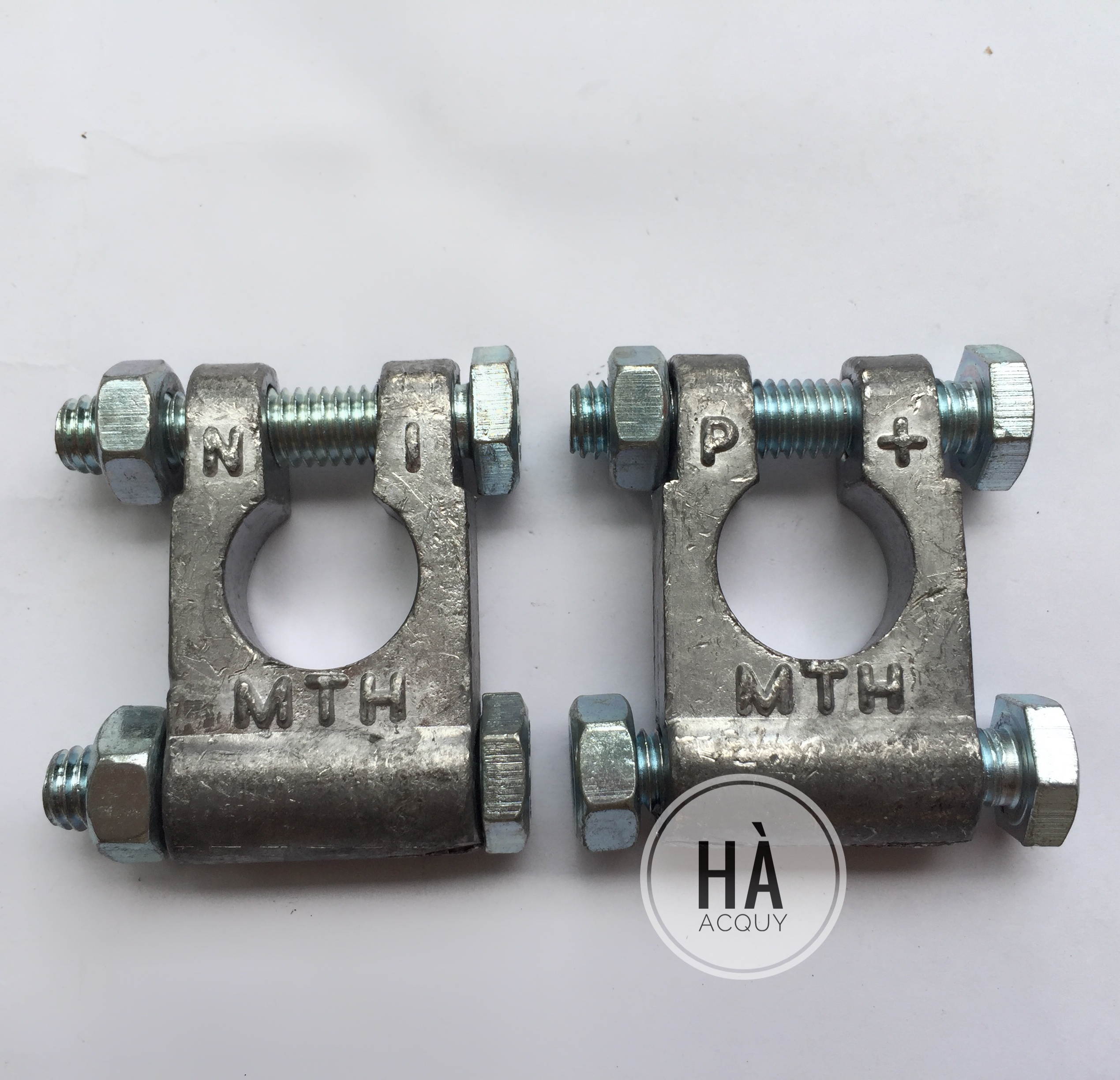 Đầu Bọp Cọc Bình Ắc Quy bằng Chì Vuông Phi 18 (D18 mm)-1 cặp