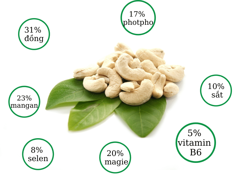 Hạt điều bóc vỏ có muối Dan D Pak 50gr