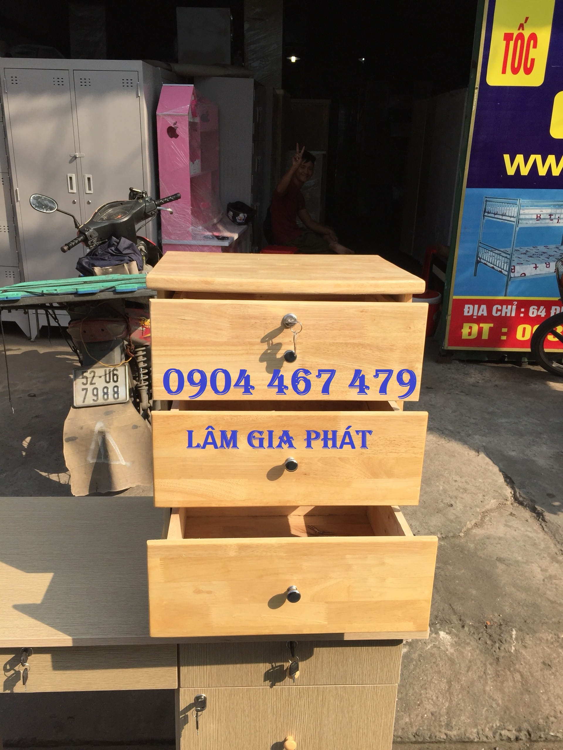 [HCM]TỦ GỖ - TỦ ĐẦU GIƯỜNG