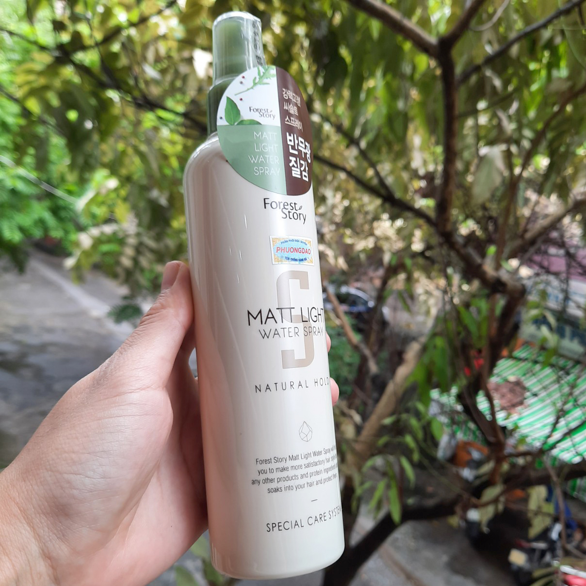 Keo xịt tóc tạo độ cứng vừa Welcos Matt Light 252ml