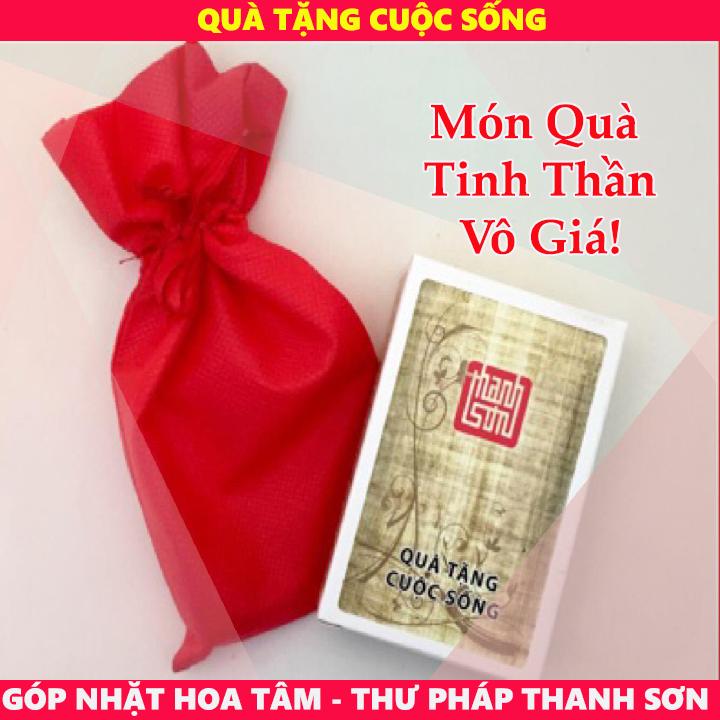 Góp nhặt Hoa Tâm - Thư pháp Thanh Sơn