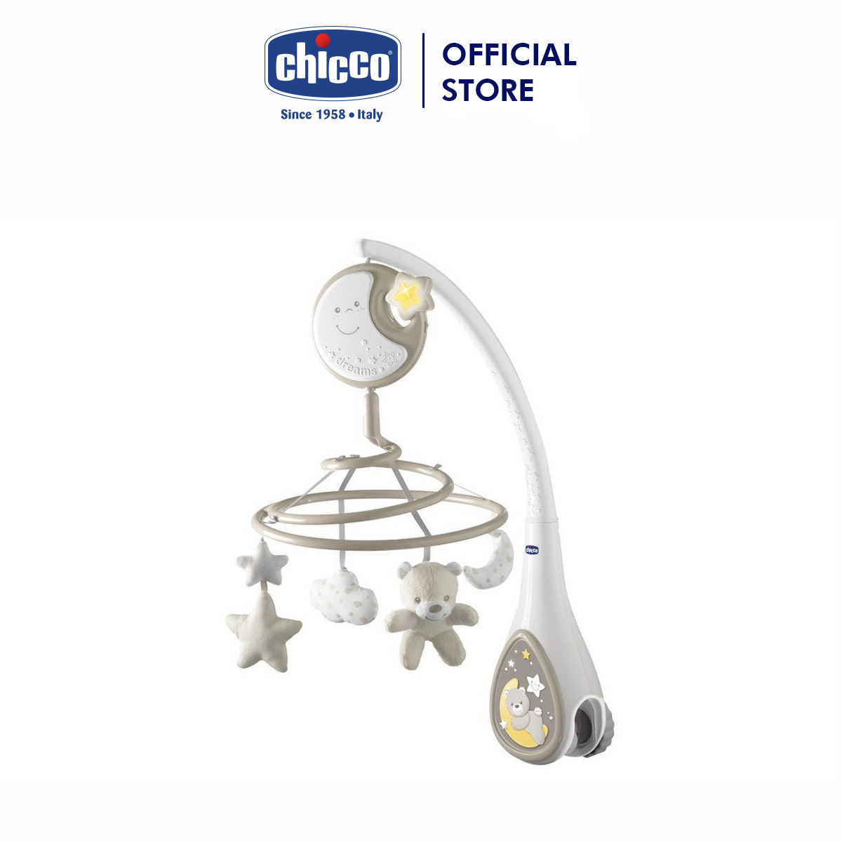 Đồ chơi gắn cũi Chicco Next2Dreams