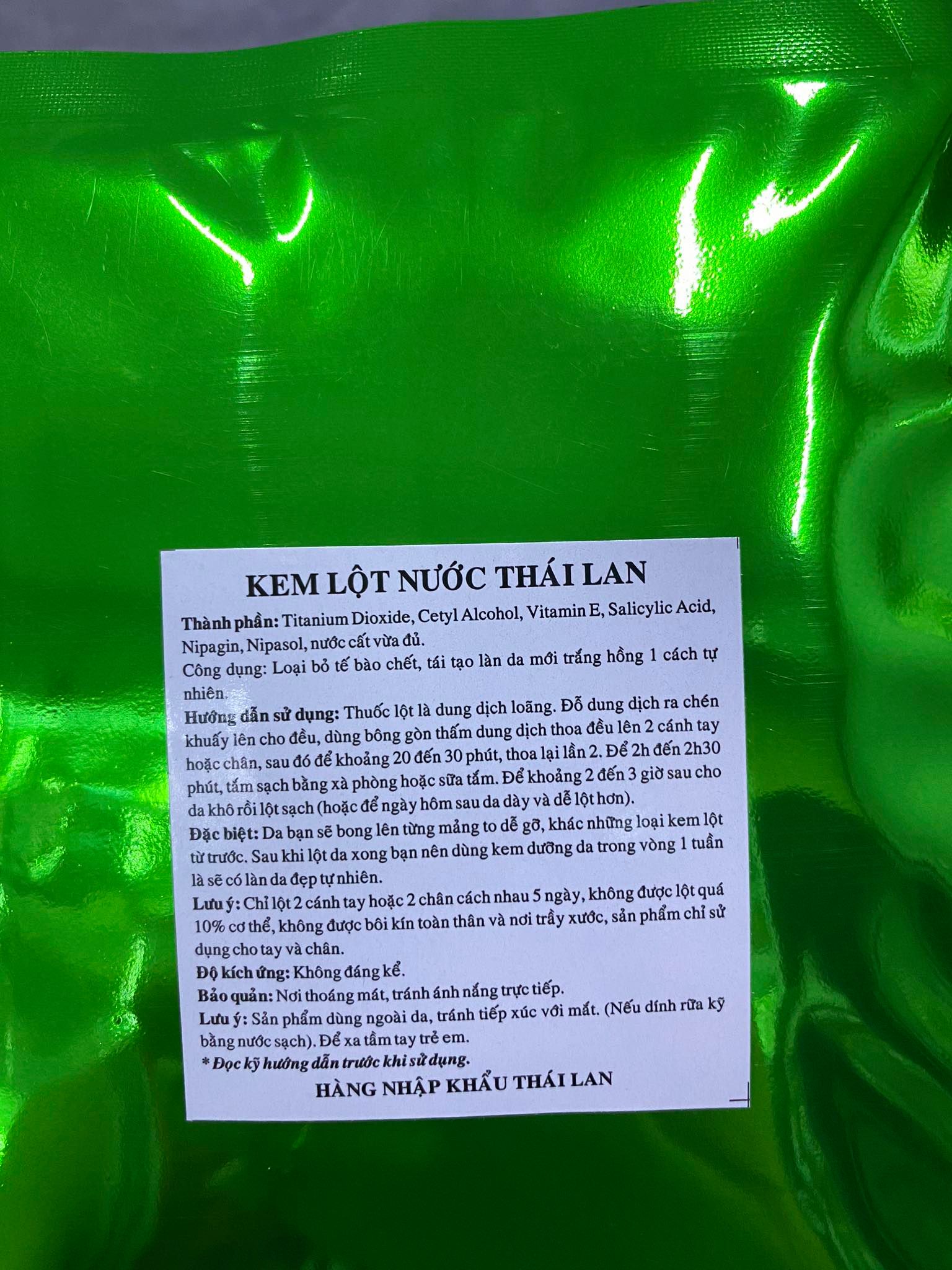 Kem Lột Nước Thái lan Collagen Thay Da Sinh Học