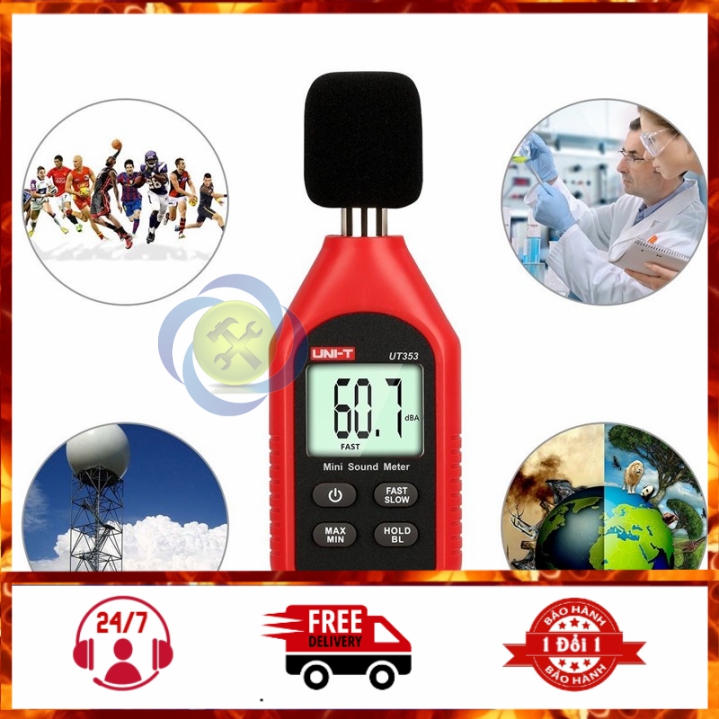 Máy đo tiếng ồn UNI-T UT353 (30-130dB)