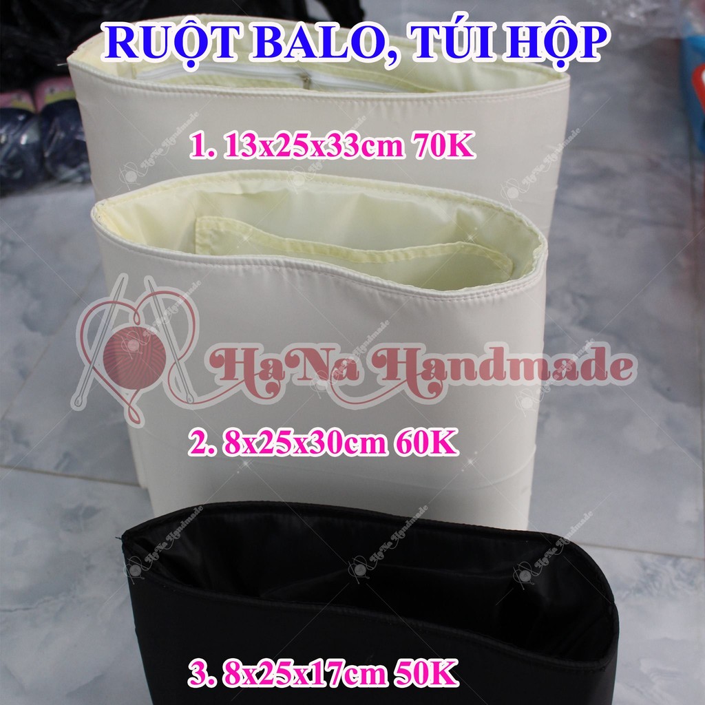 Ruột balo, ruột túi hộp dùng làm lót túi balo, túi handmade