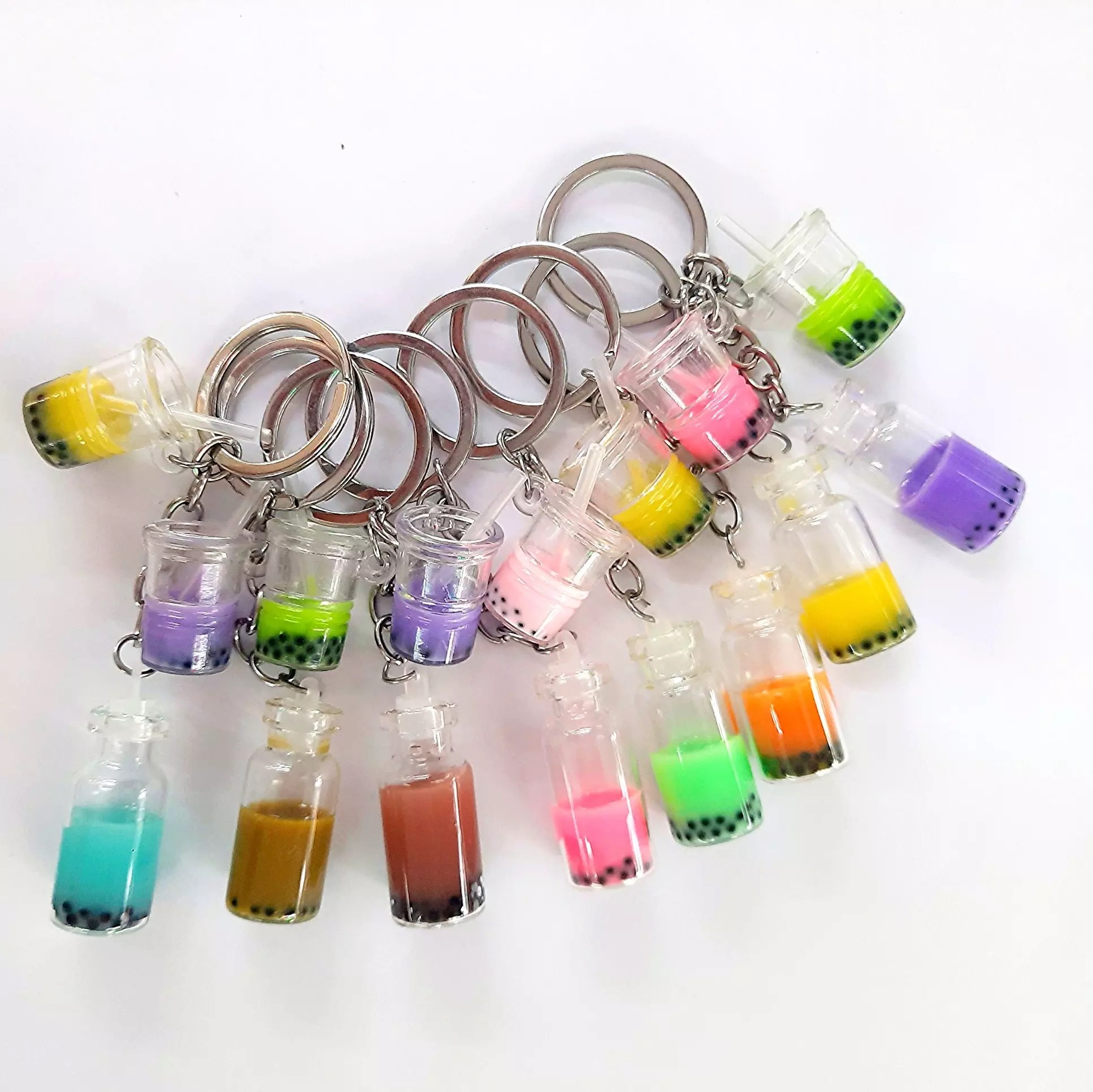 [HCM]Móc khóa trà sữa đôi mini