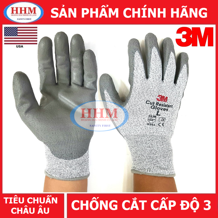 Găng tay chống cắt 3M cấp độ 3