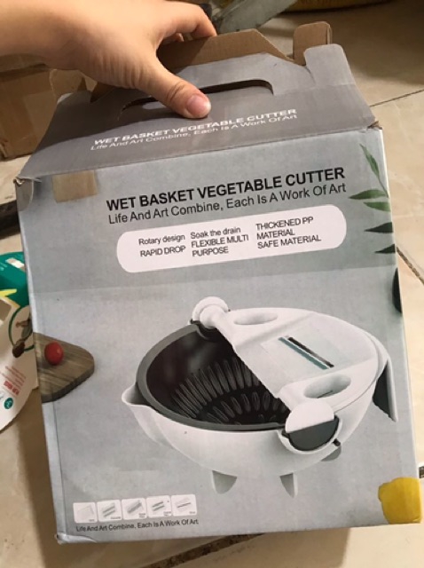 Bộ thau rỗ 5 lưỡi bào rau củ đa năng