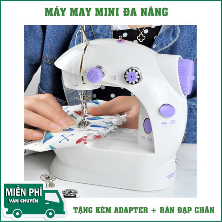 Máy may, thêu, vắt sổ - Mua máy may gia đình, máy may mini - Máy khâu mini có vắt sổ Mini CMD đang được ưa chuộng nhat hiện nay được chị em tin dùng SHOP có bảo hành uy tín