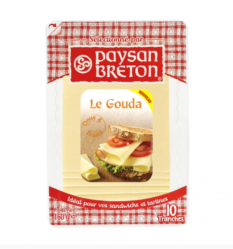 Phô mai Gouda Paysan Breton lát 160g