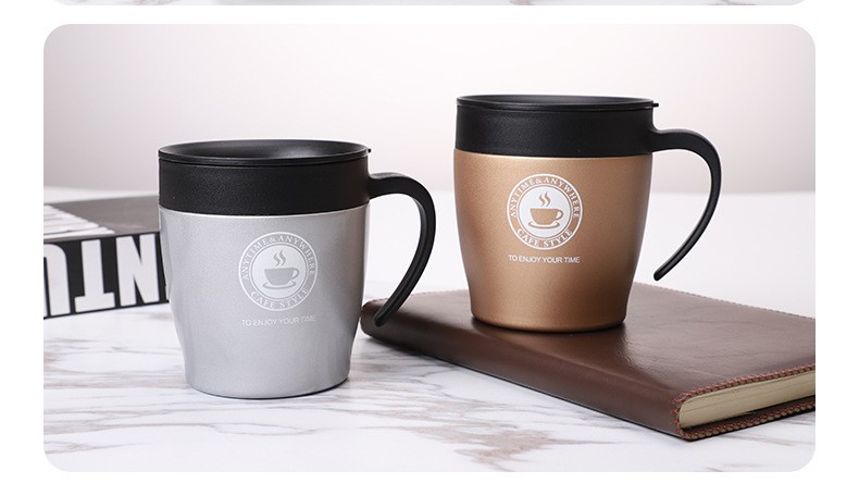 Cốc pha cà phê - Cốc pha cafe inox 304 Creative 330ml - Ly giữ nhiệt cà phê - Ly tự pha ca fphee dành cho văn phòng [RẺ VÔ ĐỊCH]