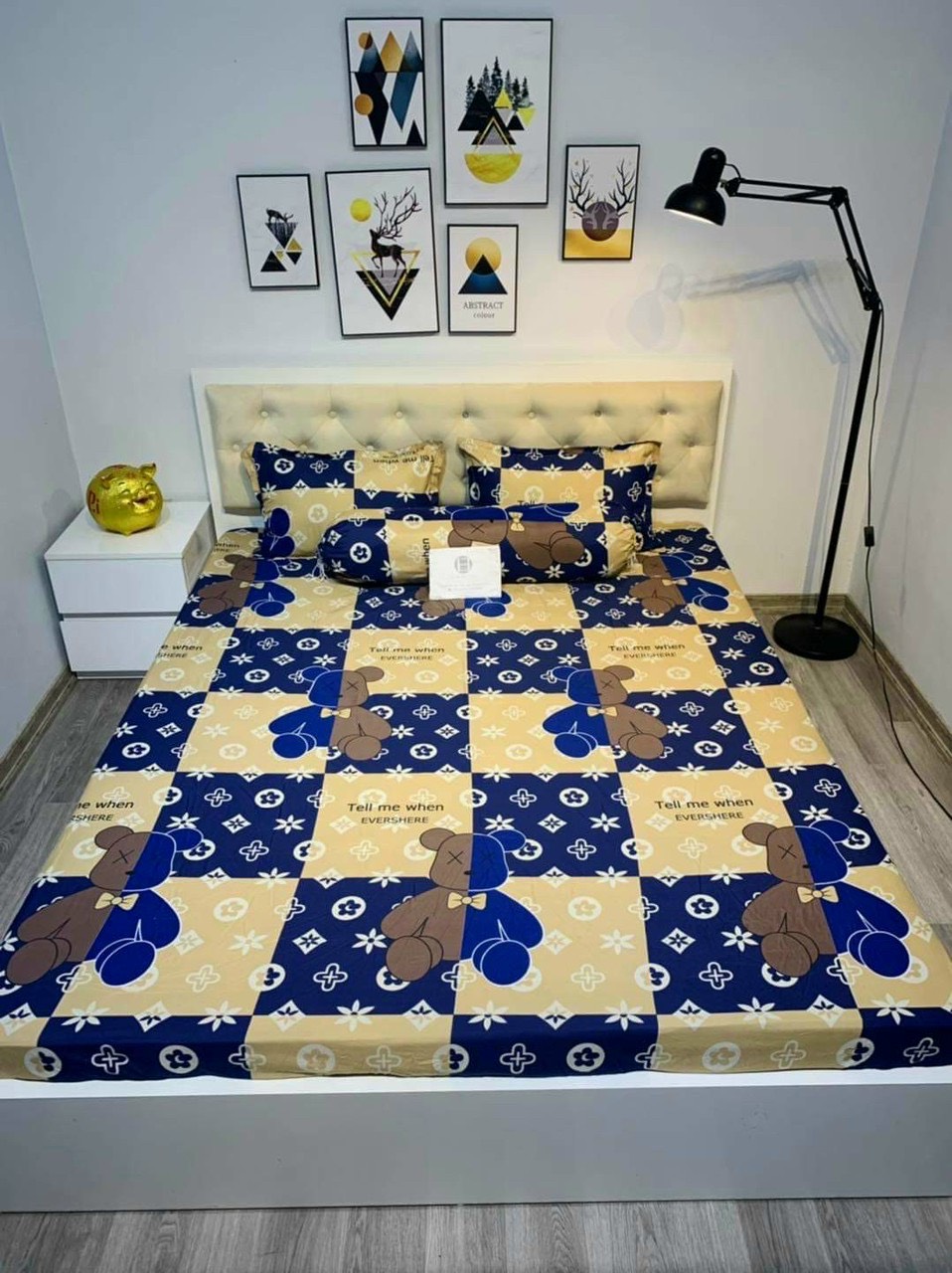 Bộ Ga Gối Cotton Poly NVC Bedding - Nhiều Mẫu Lựa Chọn ( 1 Ga + 2 Vỏ Gối )