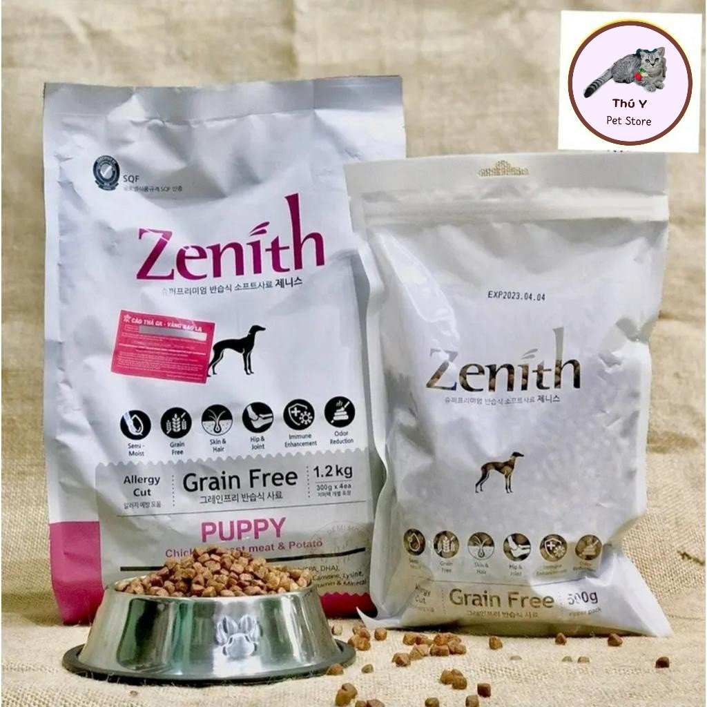 Gói lẻ 500g-Hạt mềm Zenith cho chó con HÀN qUỐC