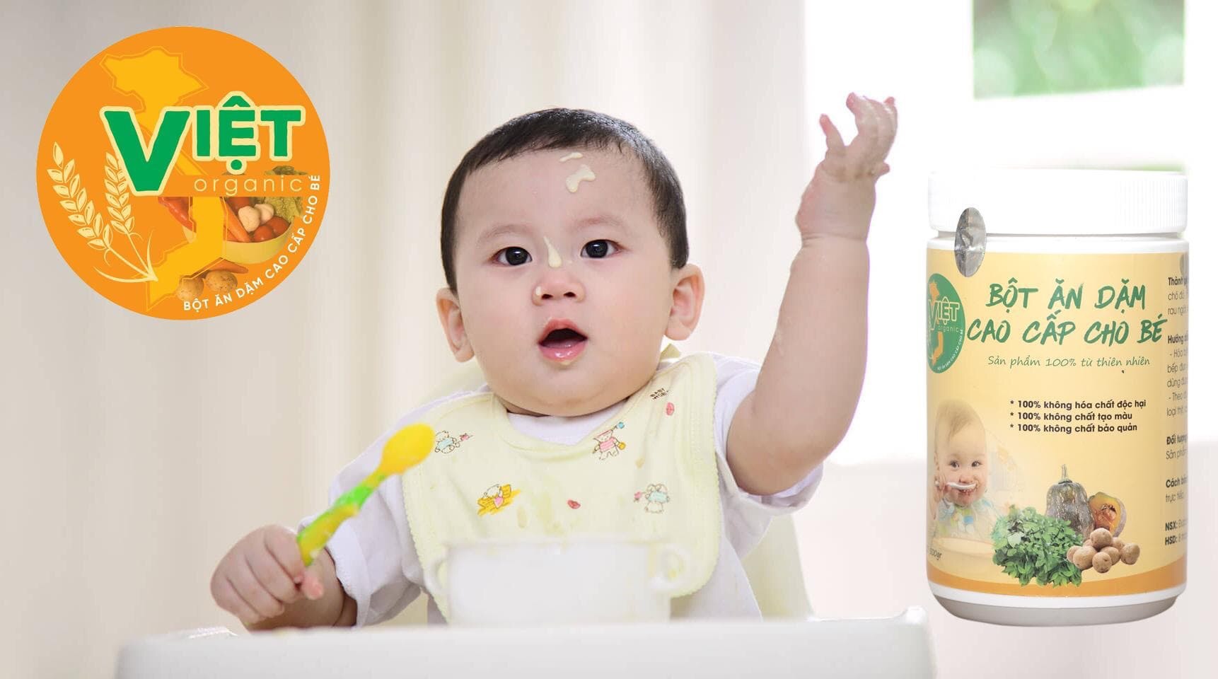 Bột ăn dặm 4m - 12m