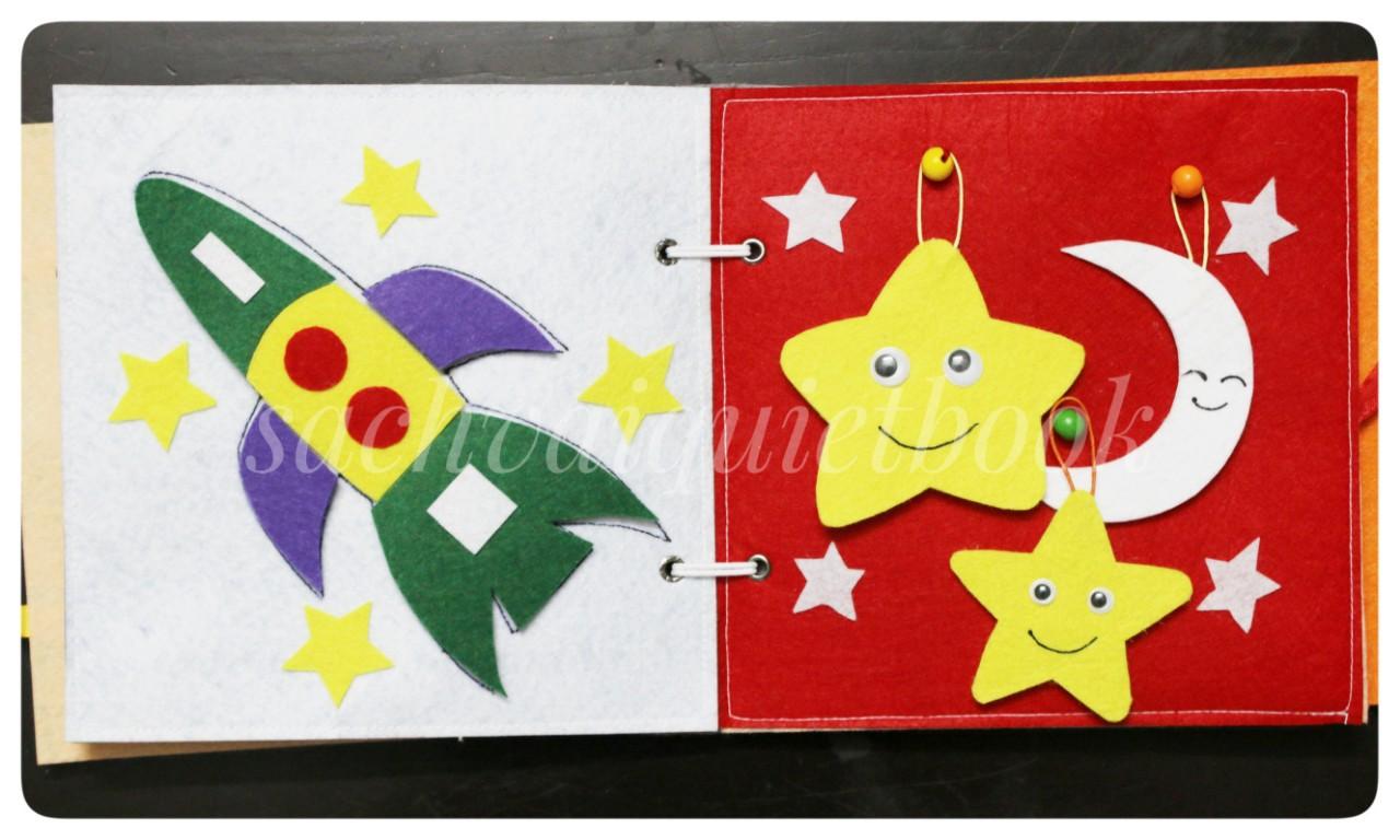 Sách vải Quiet Book cho bé / Sunny Book