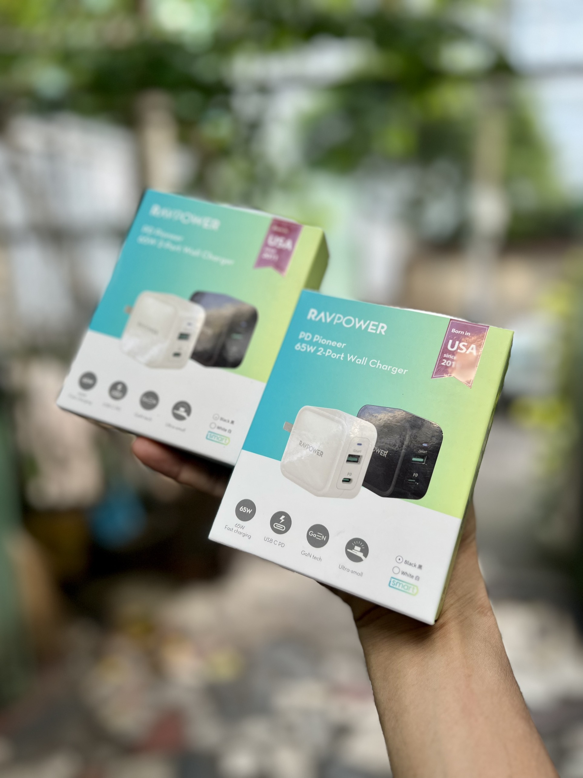 [LaoHac Store] Củ Sạc RavPower-CPCN002 65W (2 cổng)