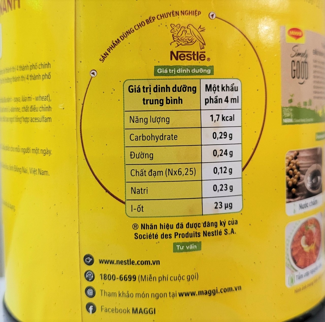 [CHAI 1.8 Lít – THANH DỊU] NƯỚC TƯƠNG ĐẬU NÀNH [VN] MAGGI Light Soybean Sauce