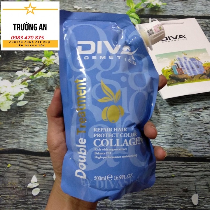 🌻dầu hấp phục hồi collagen diva 500ml🌻