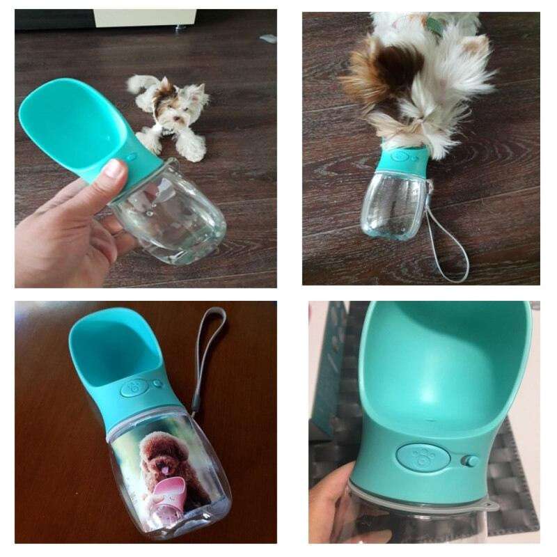 1 chiếc Bình Nước Di Động Cho Thú Cưng Chó Bình Nước Du Lịch Cho Chó Bát Cốc Chó Mèo Ăn Nước Ngoài Trời Dành Cho Chó Mèo