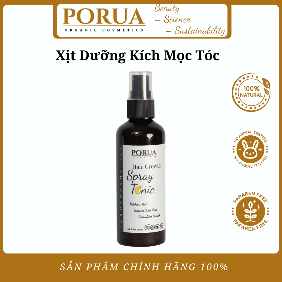 100ml porua hair growth stimulator spray