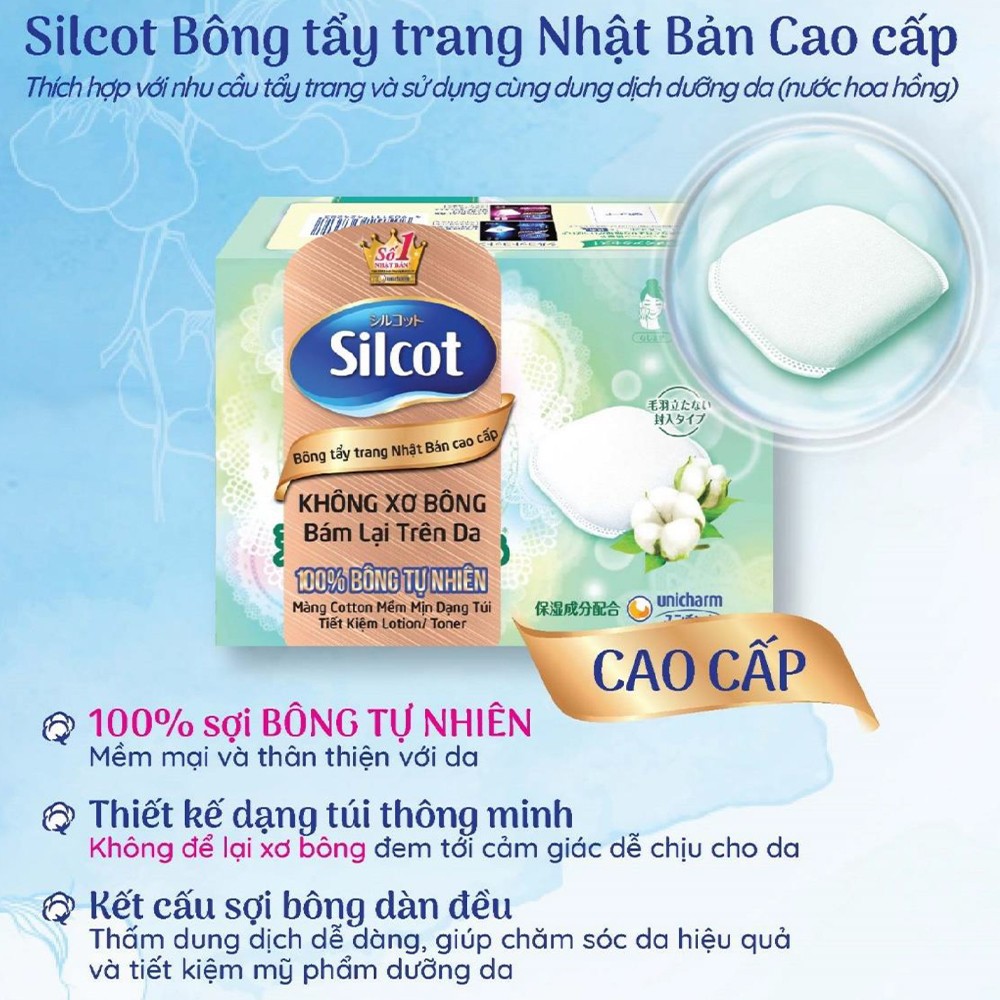 Silcot Facial Pad Premium 66s
