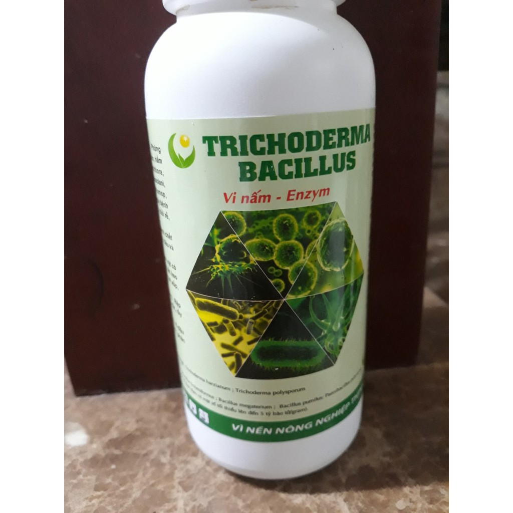 [HCM]Chế phẩm Tricoderma ủ phân phun lá tưới gốc phòng nấm bệnh chai 500ml