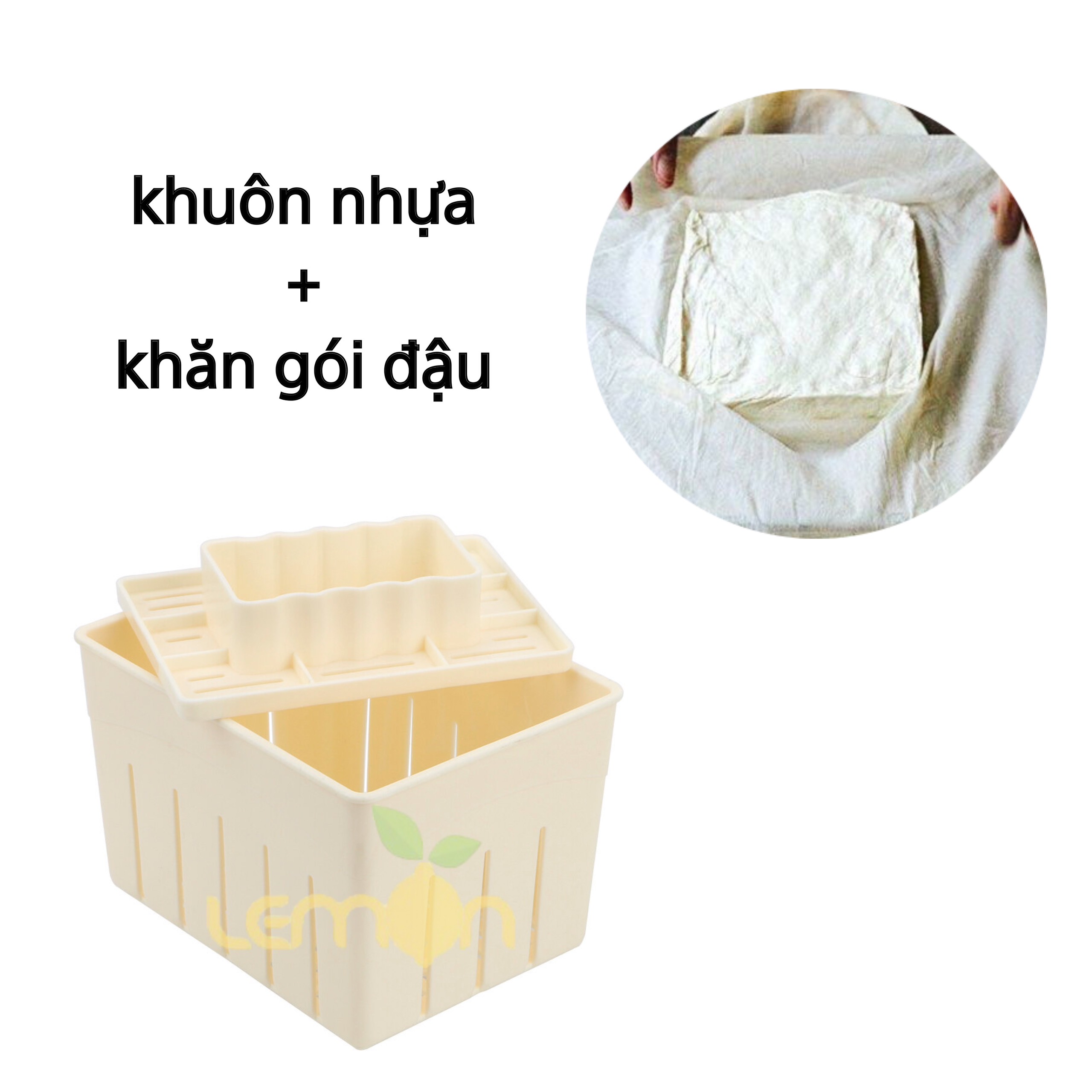 Khuôn làm đậu phụ, khuôn ép đậu hũ bằng nhựa - Đồ làm đậu phụ tại nhà