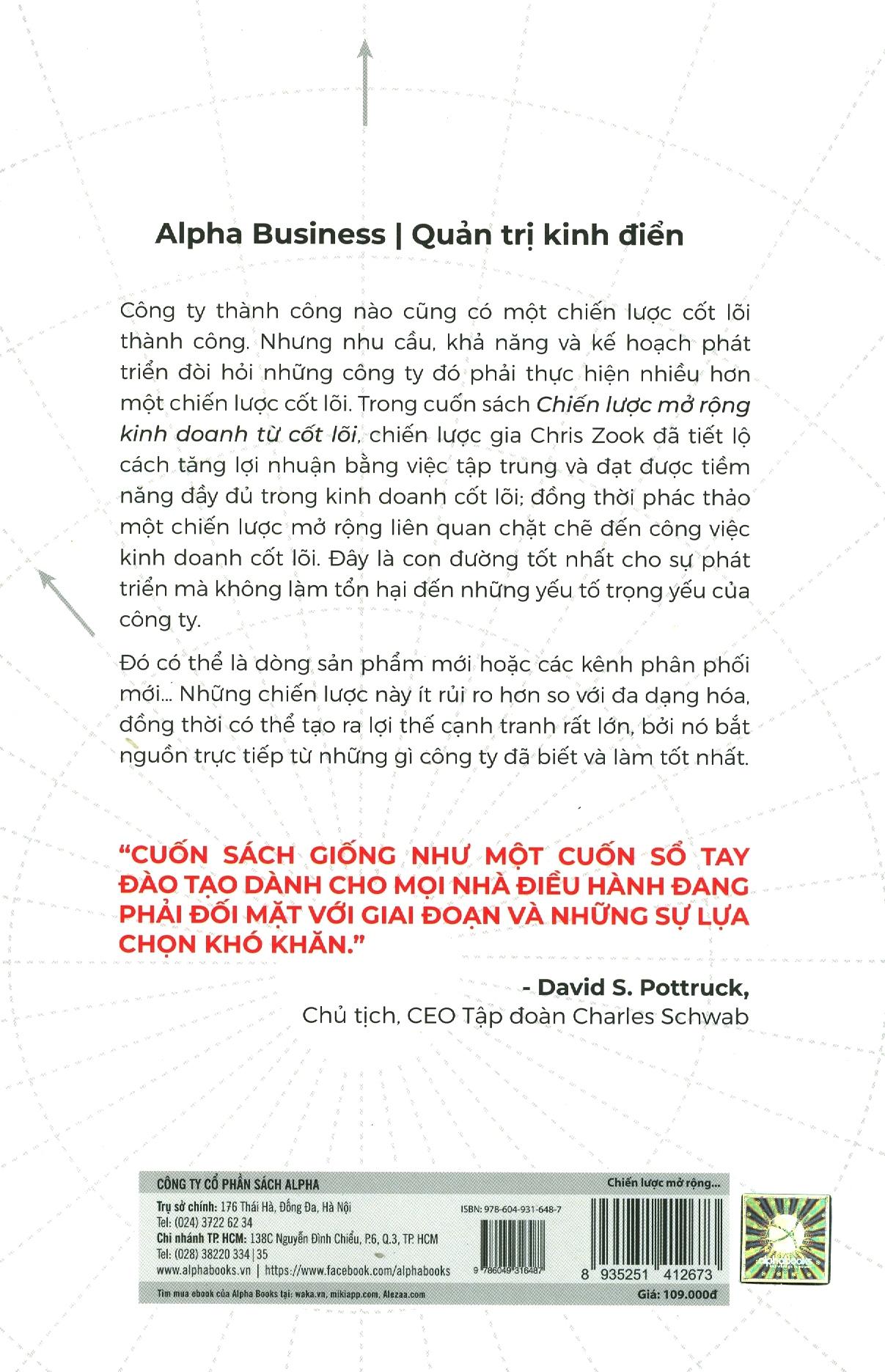 Sách - Chiến lược mở rộng kinh doanh từ cốt lõi
