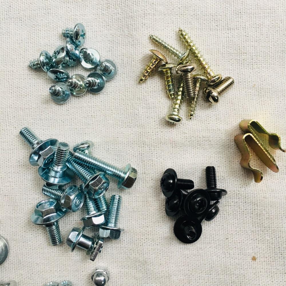 [HCM]BỘ ỐC DÀN ÁO CHO XE WAVE ANPHA WAVE ZX....NHƯ ỐC ZIN (FULL)