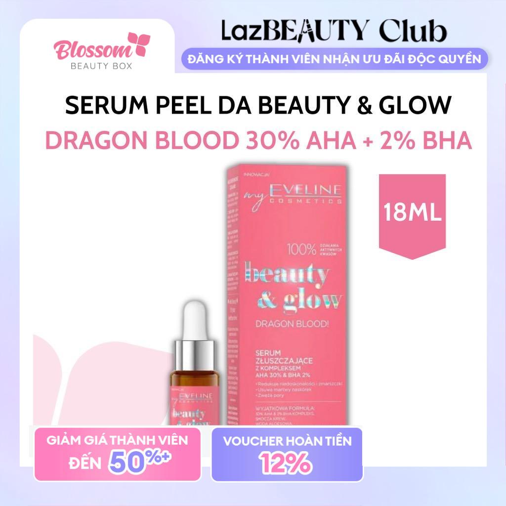 Serum eveline peeling dragon blood - serum tẩy da chết 30% aha + 2% bha 18ml