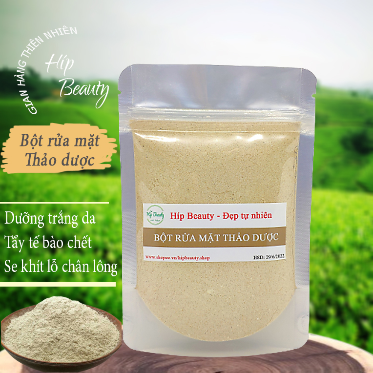 Bột rửa mặt thảo dược organic 100GR
