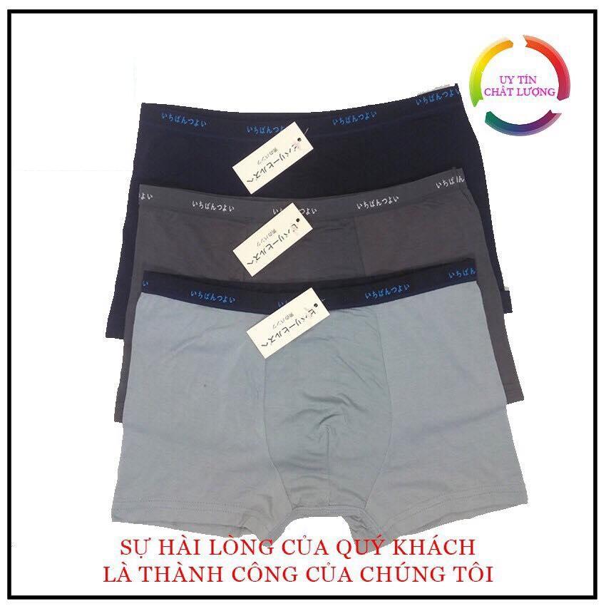 Quần sịt đùi rẻ,Combo 4 Quần Sịp Đùi Boxer Nam Xuất Nhật