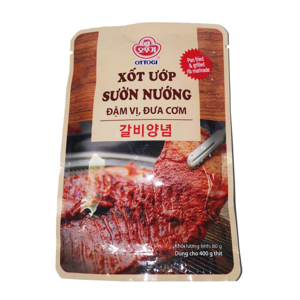 [FREESHIP️] - Xốt Ướp Sườn Nướng Ottogi 80g