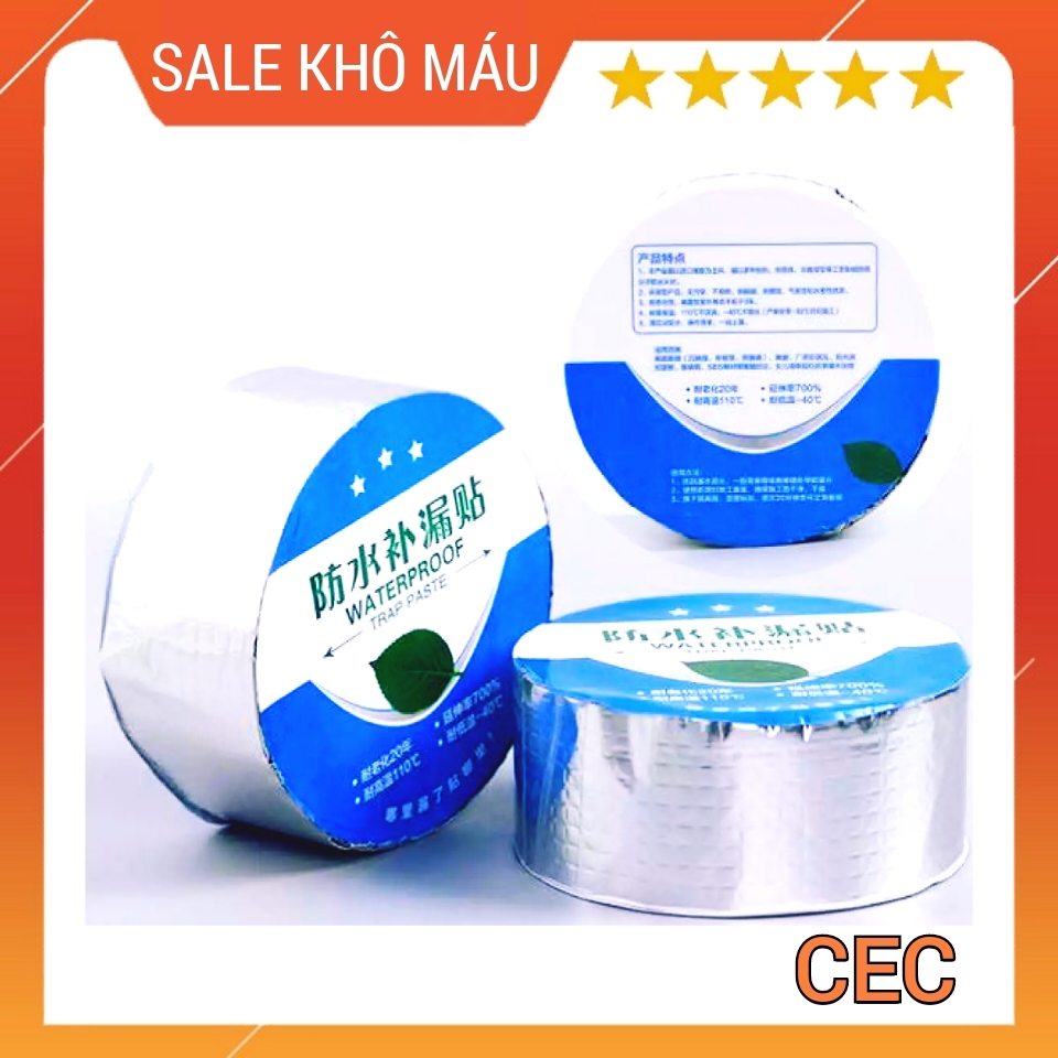 Băng keo dán chống thấm đa năng cuộn 10cm