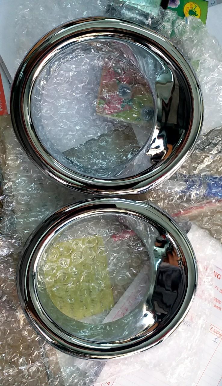 Bộ Ốp Viền đèn gầm mạ crom xe Toyota Fortuner các đời xe từ 2012 đến 2015