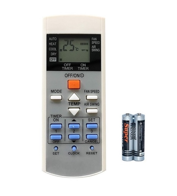 Remote Điều Khiển Máy Lạnh Panasonic Điều Hòa A75C4137, A75C2913 Kèm Pin