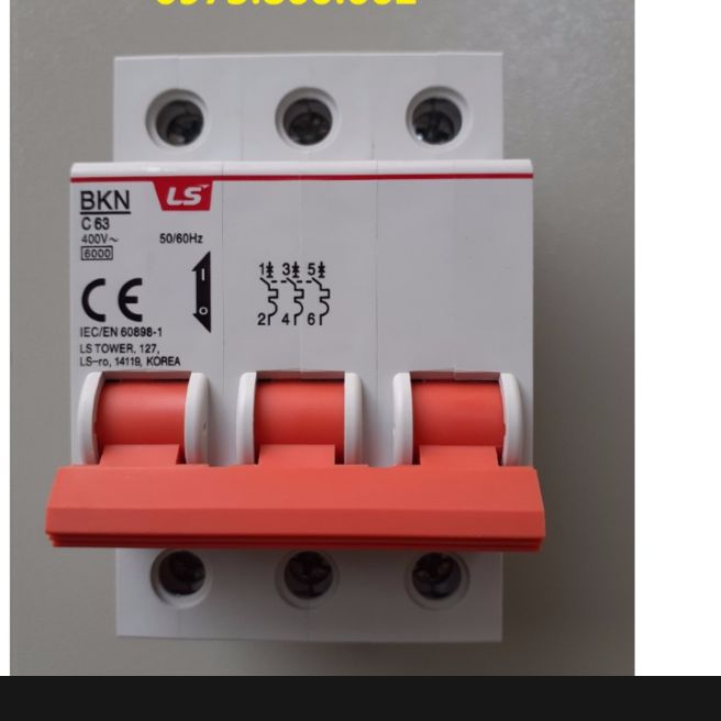 Aptomat LS MCB 3P 63A loại tốt