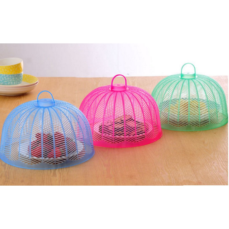Sét 5 chiếc Lồng bàn mini úp đậy thức ăn bát đĩa đa năng, combo 5 lồng bàn mini