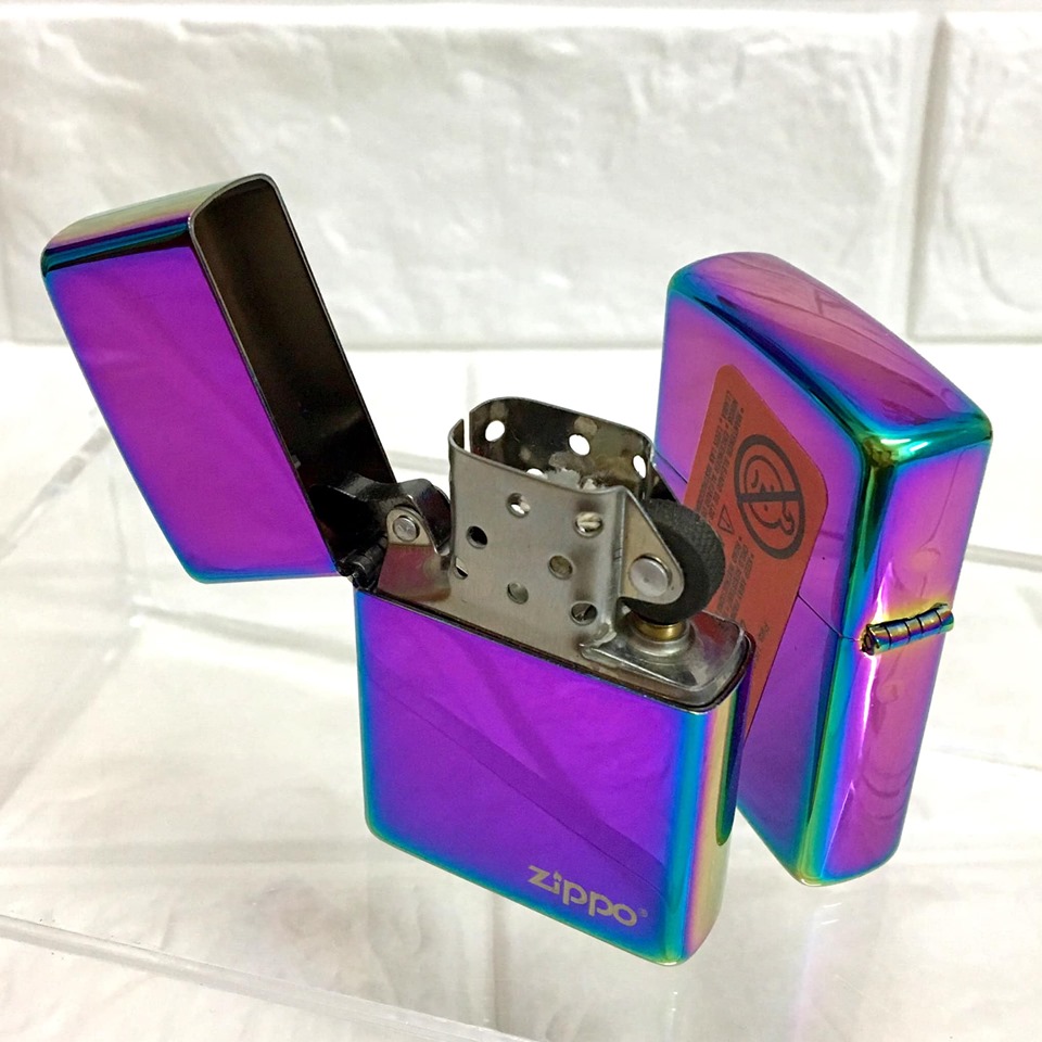 [ FULL BOX ] BẬT LỬA ZIPPO MỸ TRƠN BÓNG (CÓ TEM ĐỎ) - (XÀI XĂNG) #7 MÀU